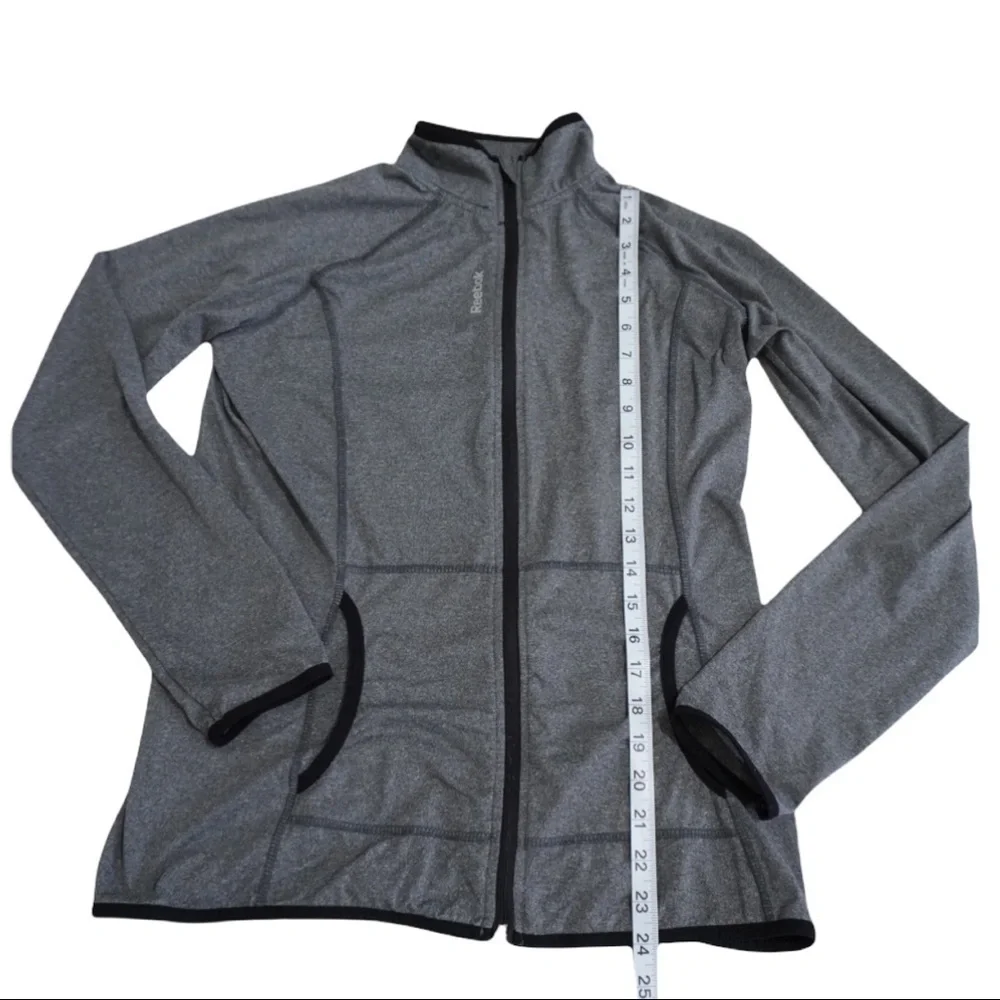 Reebok Gray Full Zip Lightweight Jacket Size‎ M